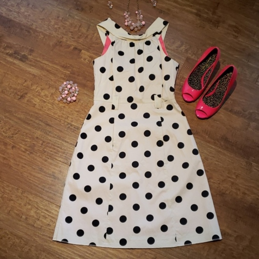 Adorable Eliza J Polka Dot Dress
